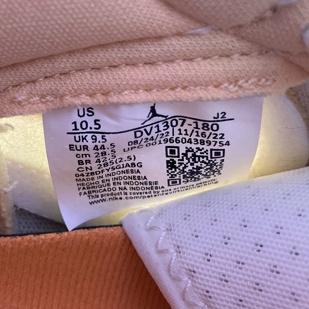 Nike | Air Jordan 1 High Zoom CMFT 2 ‘Light Orewood Brown’ | Size 10.5 - Picture 8 of 9